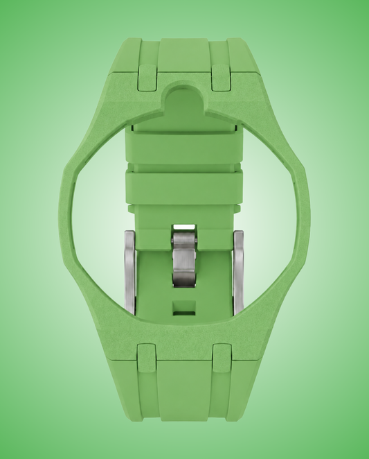Royal Pop silicone bracelet - GREEN EIGHT CONTRAST